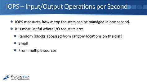 Input Output Operations per Second